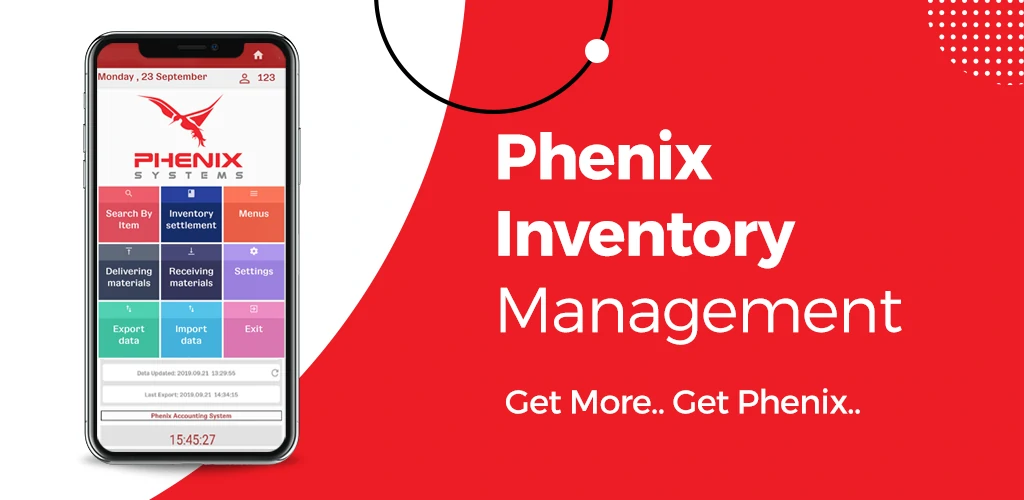 Phenix inventory Mobile application, Sales app, restaurant app, phenix, Iphone, Android